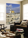 The Dome of the Rock (Masjid Qubbat As-Sakhrah) Wall Mural by Izzet Keribar