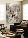 Wolverine Captain America 3 Cover: Wolverine and Captain America Wall Mural by Tom Derenick