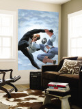 Black Panther 1 Cover: Black Panther and Captain America Wall Mural by Esad Ribic