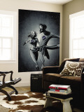 Marvek Knights 4 28 Cover: Mr. Fantastic and Invisible Woman Wall Mural by David Aja