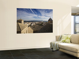 City from Roof of Santiago Hospital Wall Mural by Diego Lezama