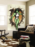 She-Hulk 1 Cover: She-Hulk Wall Mural by Adi Granov