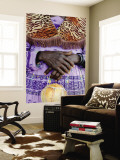 Folded Hands of Herero Woman in Traditional Dress Wall Mural by Tom Cockrem