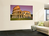 Visitors at the Colosseum Wall Mural by Glenn Beanland