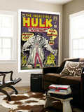 Marvel Comics Retro: The Incredible Hulk Comic Book Cover #1, with Bruce Banner (aged) Mural Marvel Comics Retro: The Incredible Hulk Comic Book Cover #1, with Bruce Banner (aged) Mural