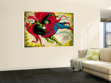 Marvel Comics Retro: The Amazing Spider-Man Comic Panel, Medusa (aged) Wall Mural