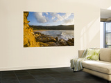 Hawksbury Sandstone in Foreground at Maitland Bay Wall Mural by Manfred Gottschalk