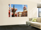 Brightly Coloured Cathedral in City Square Wall Mural by Dave Mercer