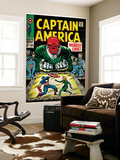 Marvel Comics Retro: Captain America Comic Book Cover 103, Red Skull, the Weakest Link (aged) Wall Mural