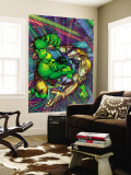 The Incredible Hulk #91 Cover: Hulk and Godseye Mural por Brandon Peterson The Incredible Hulk #91 Cover: Hulk and Godseye Mural por Brandon Peterson