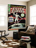 Marvel Comics Retro: Silver Surfer Comic Book Cover 1, Origin (aged) Wall Mural