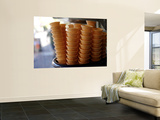 Ice Cream Cones in a Shop Window Wall Mural by Oliver Strewe