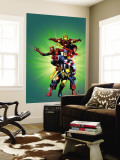 Wizard 136 Cover: Captain America, Wolverine, Spider-Man, Spider Woman, Iron Man and New Avengers Wall Mural by Jim Cheung