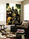 New Avengers 8 Cover: Captain America, Sentry, Iron Man, Spider-Man and New Avengers Wall Mural by Steve MCNiven