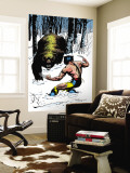 Classic X-Men 25 Cover: Wolverine Swinging Wall Mural by John Bolton