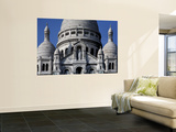 Detail of Sacre Coeur Exterior Wall Mural by Manfred Hofer