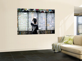 Customer at Sunglass Stall at Kata Beach Evening Market Wall Mural by Austin Bush