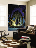 Man-Thing 3 Cover: Man-Thing, Mehr and Nathan Charging Wall Mural by Kyle Hotz