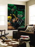 World War Hulk: X-Men 2 Cover: Wolverine and Hulk Wall Mural by Ed McGuiness