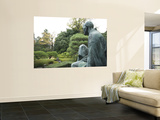 Philosopher Statue in Maruyama-Koen Wall Mural by Gerard Walker