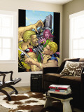 Exiles 59 Cover: Sabretooth, Mimic and Blink Wall Mural by Miki Sakakibara