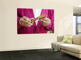 Salesman Tuning Miniature Charanga Wall Mural by Brent Winebrenner