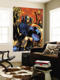 Ultimate War 3 Group: Thor and Captain America Wall Mural by Chris Bachalo