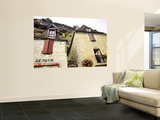 Man Looking Out of Window in La Roque Gageac Wall Mural by Barbara Van Zanten
