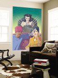 Jubilee 6 Cover: Jubilee and Wolverine Wall Mural by Casey Jones