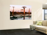 Baobab Trees (Adansonia Grandidieri Baobabs) Near Avenue Du Baobab Wall Mural by Olivier Cirendini