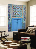 Blue Door, Shrine of Hazrat Ali Wall Mural by Jane Sweeney