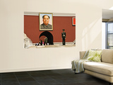 Forbidden City with Mao Portrait and Guard Reproduction murale géante par Wes Walker