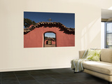 Detail of Courtyard Wall at Spanish Mission La Purisima Concepcion Wall Mural by Eddie Brady