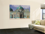 Pilgrims at the Shrine of Hazrat Ali Wall Mural by Jane Sweeney