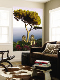 View from the 13th Century Villa Rufolo in Ravello, Amalfi Coast Reproduction murale géante par Glenn Beanland