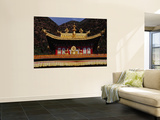 Temple's Roof Decoration, Labrang Monastery (Labuleng Si) Wall Mural by Krzysztof Dydynski