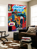 Ghost Rider 39 Cover: Ghost Rider and Vengeance Fighting Wall Mural by Ron Garney