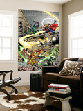 Avengers 16 Cover: Thor, Iron Man, Firestar, Thunderball, Bulldozer, Avengers and Wrecking Crew Wall Mural by Jerry Ordway