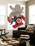 Captain America: White 0 Cover: Captain America and Bucky Wall Mural by Tim Sale