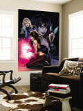 Ultimate Power 6 Cover: Invisible Woman, Wasp, Scarlet Witch and Power Princess Wall Mural by Greg Land