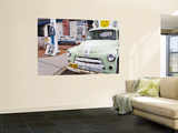 Dodge Truck at Route 66 Museum Wall Mural by Richard Cummins