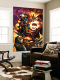 New Avengers 54 Cover: Wolverine, Spider-Man, Dormammu and Captain America Wall Mural by Billy Tan