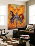 What if Astonishing X-Men 1 Cover: Emma Frost, Phoenix and Cyclops Wall Mural by J. Scott Campbell
