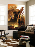Young X-Men 12 Cover: Moonstar, Dust, Ink, Graymalkin, Sunspot, Rockslide and Bling Wall Mural by Pasqual Ferry