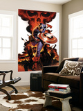 Captain America #1 Cover: Captain America, Nick Fury and Black Widow Mural por Steve Epting Captain America #1 Cover: Captain America, Nick Fury and Black Widow Mural por Steve Epting