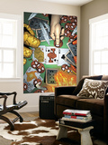 Spectacular Spider-Man 21 Cover: Spider-Man and Fantastic Four Wall Mural by Talent Caldwell