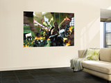 Ms. Marvel 41 Group: Wolverine, Cage, Luke and Captain America Wall Mural by Sergio Arino