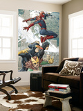 X-Men/Spider-Man 1 Cover: Spider-Man, Marvel Girl, Cyclops and Beast Wall Mural by Mario Alberti