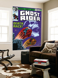 Ghost Rider #35 Cover: Ghost Rider Veggmaleri av Bob Budiansky
