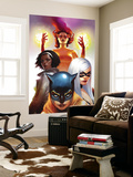 Marvel Divas 2 Cover: Hellcat, Black Cat, Photon and Firestar Reproduction murale géante
